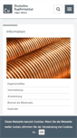 Mobile Screenshot of kupferinstitut.de